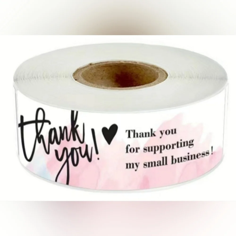 New 120 Thank you for supporting my small business stickers